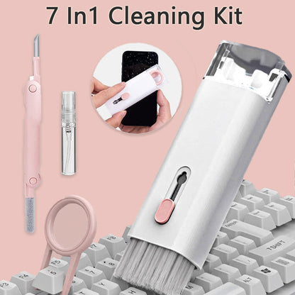 Multifunctional Bluetooth-Compatible Headset Cleaning Pen Set Keyboard Cleaner Cleaning Tools Cleaner Keycap Puller Kit